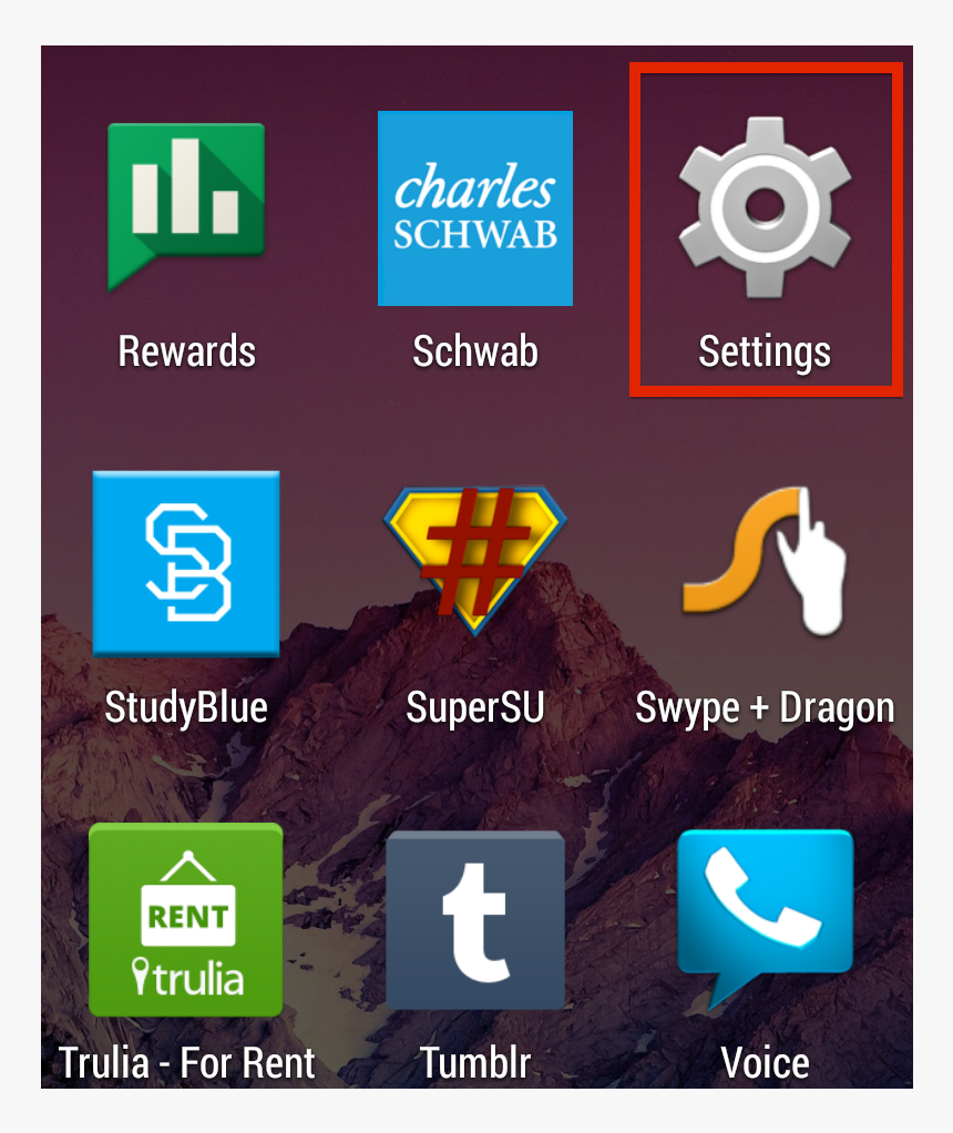 Android Apps Settings - Android, HD Png Download