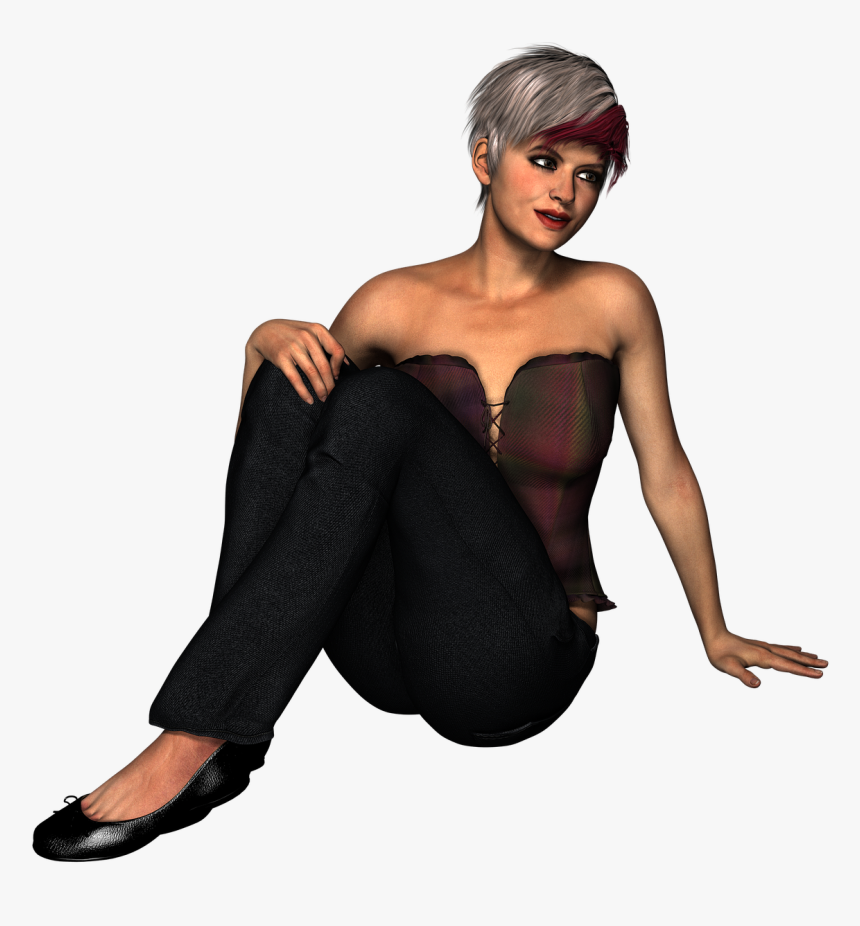 Orang Duduk Png, Transparent Png