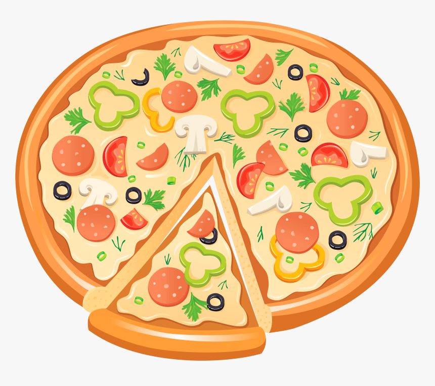Pizza Bagel Delicatessen Clip Art - Pizza Cliparts, HD Png Download
