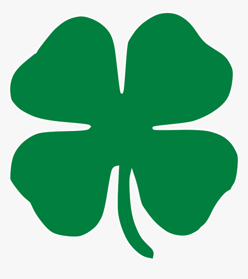 Four Leaf Clover Green, HD Png Download
