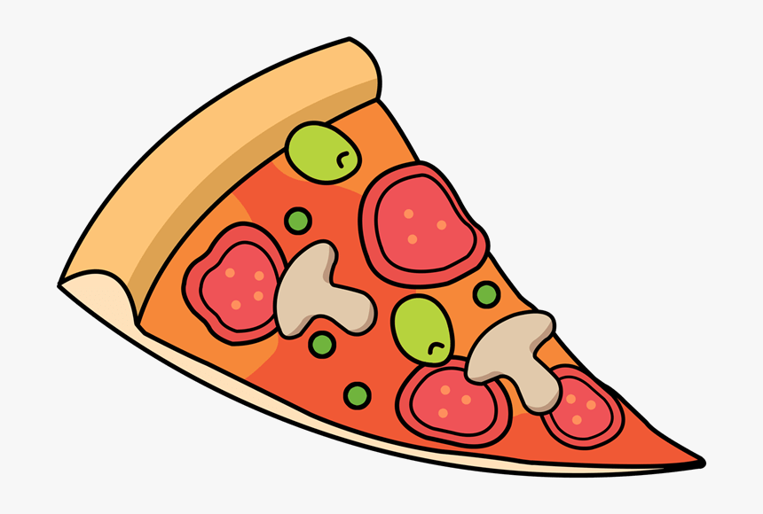 Transparent Pizza Clipart - Pizza Slice Clipart, HD Png Download