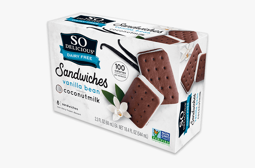 Vanilla Sandwich With Coconutmilk 
class Pro-xlgimg - Dairy Free Ice Cream Sandwiches, HD Png Download