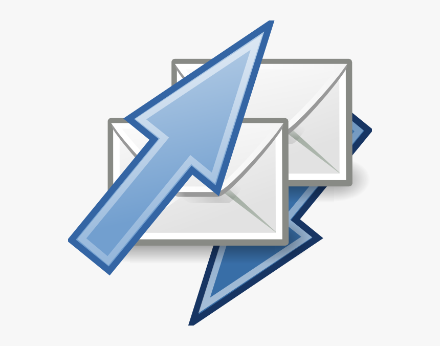 Mail Send Receive Svg Clip Arts - Send And Receive Emails, HD Png Download