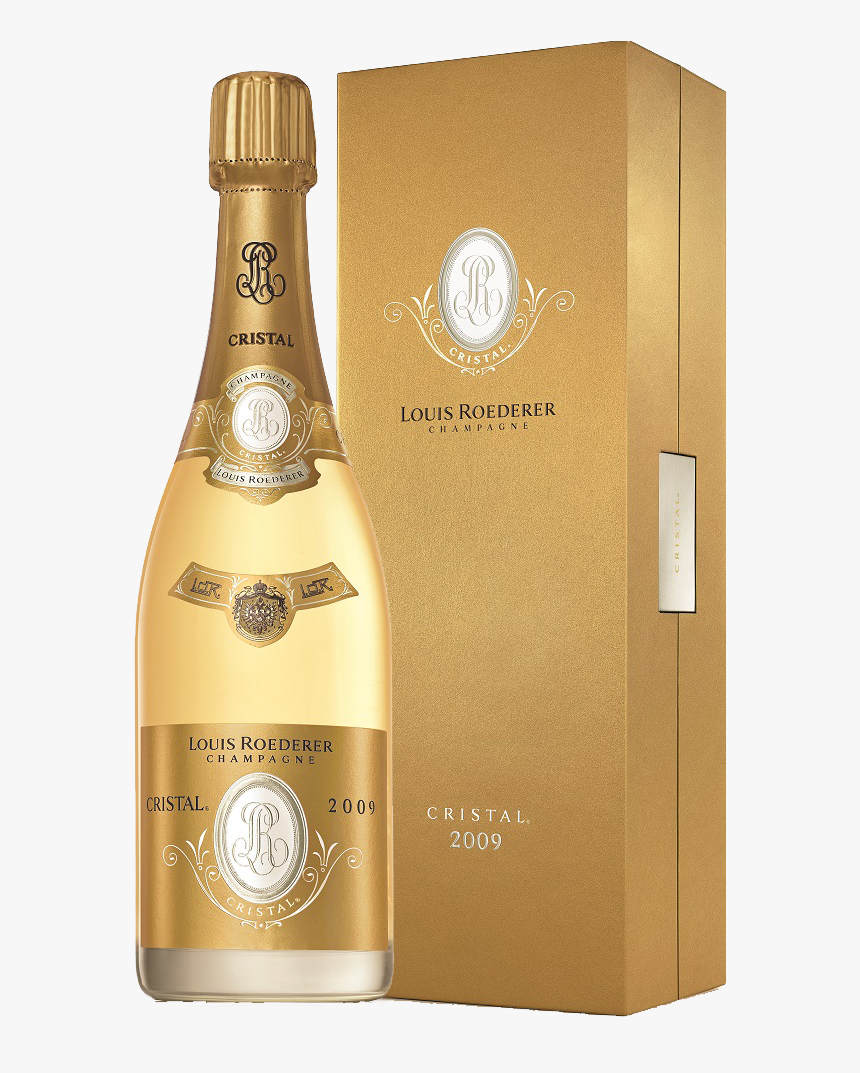 Cristal Champagne Gift Box & Bottle - Louis Roederer Cristal 2009, HD Png Download
