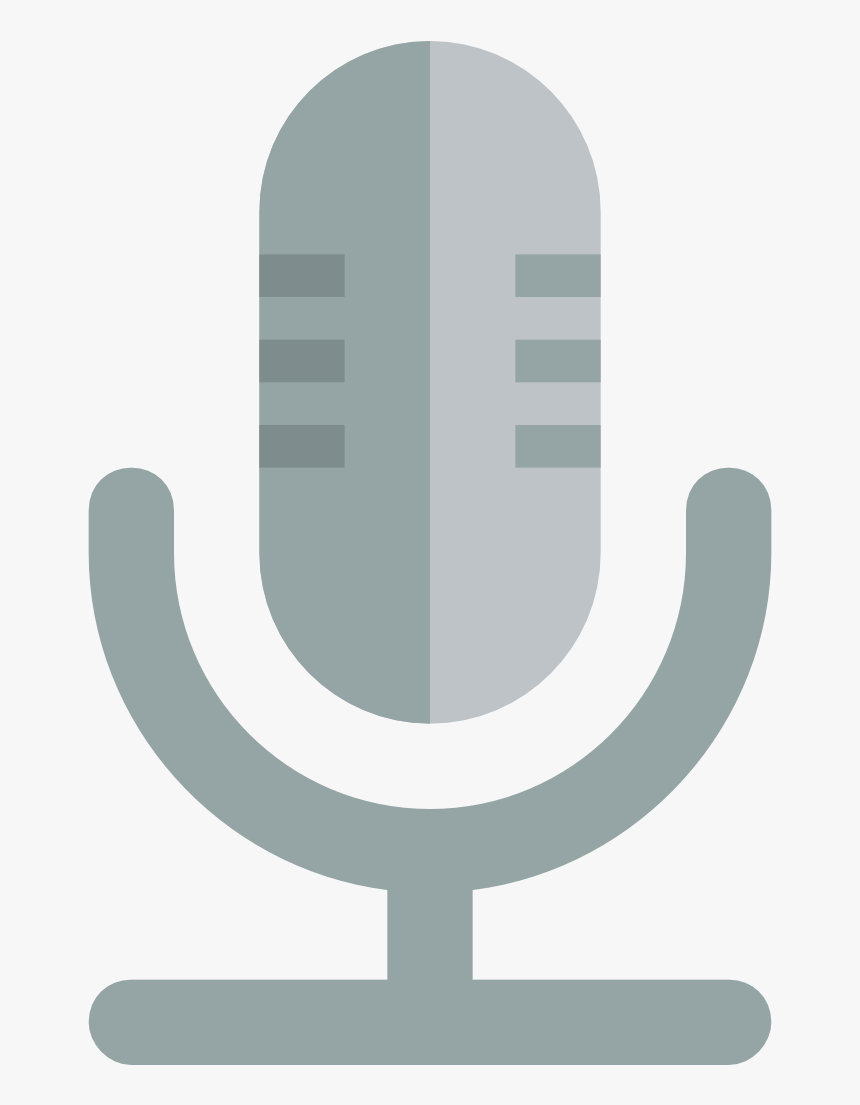 Microphone Icon - Microphone Flat Icon Png, Transparent Png