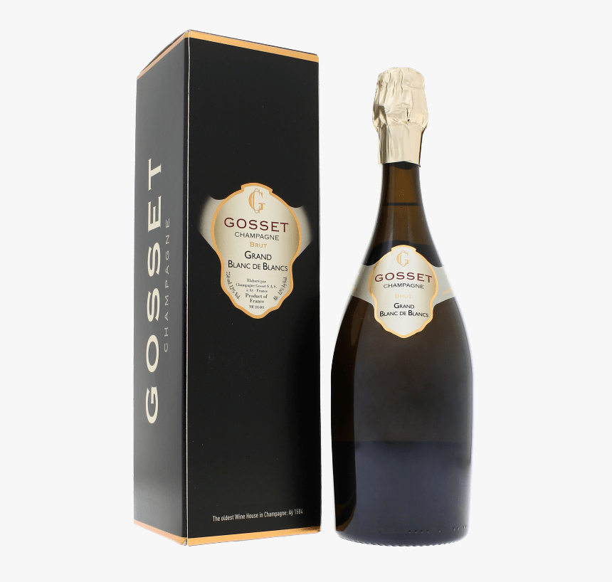 Gosset Grand Blanc De Blancs Brut - Glass Bottle, HD Png Download