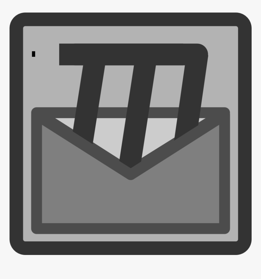 Ftmozilla Mail Svg Clip Arts - สัญลักษณ์ อีเมล์ สี เทา, HD Png Download