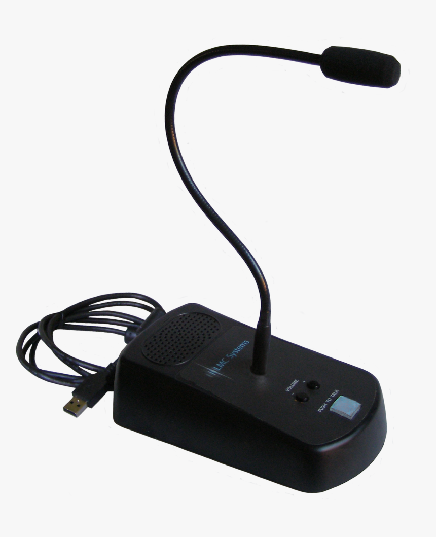 Desktop Microphone Push To Talk Usb, HD Png Download