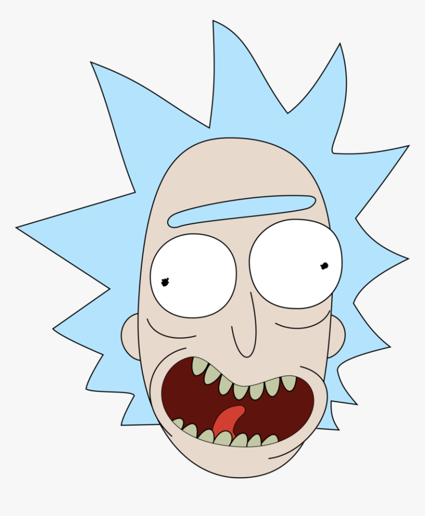 Rick's Face Rick And Morty, HD Png Download