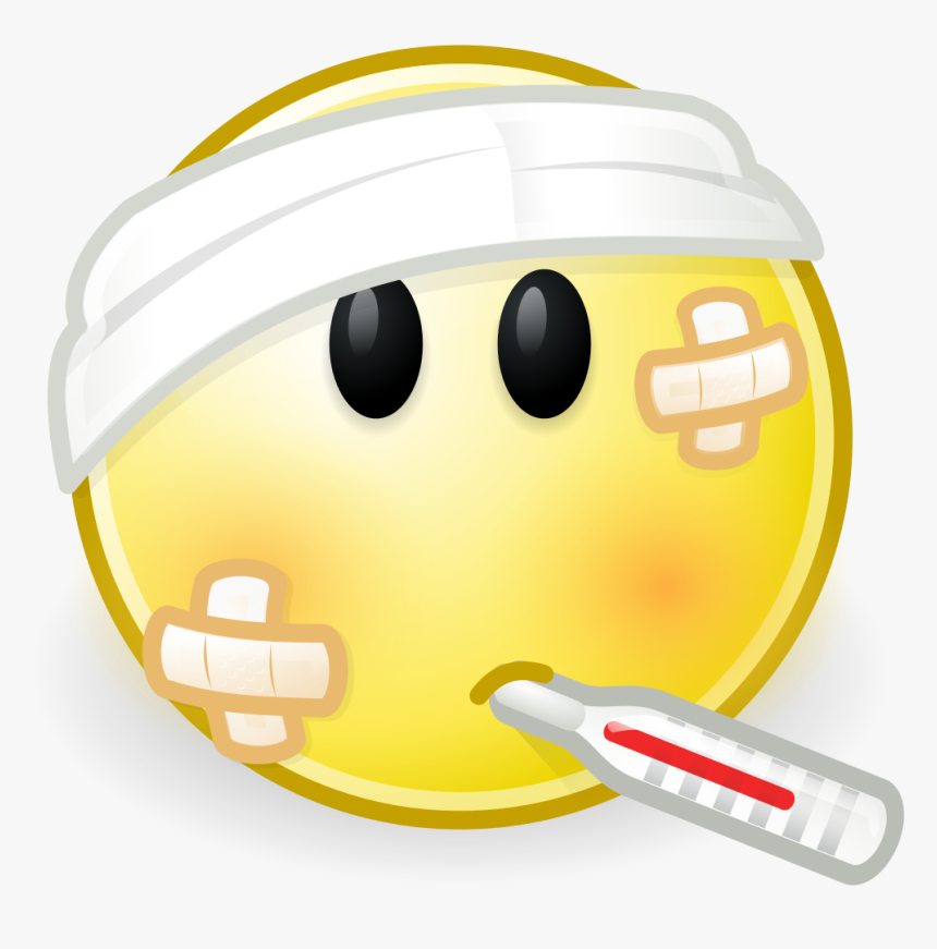 Gnome Face Sick - Think I M Getting Sick, HD Png Download