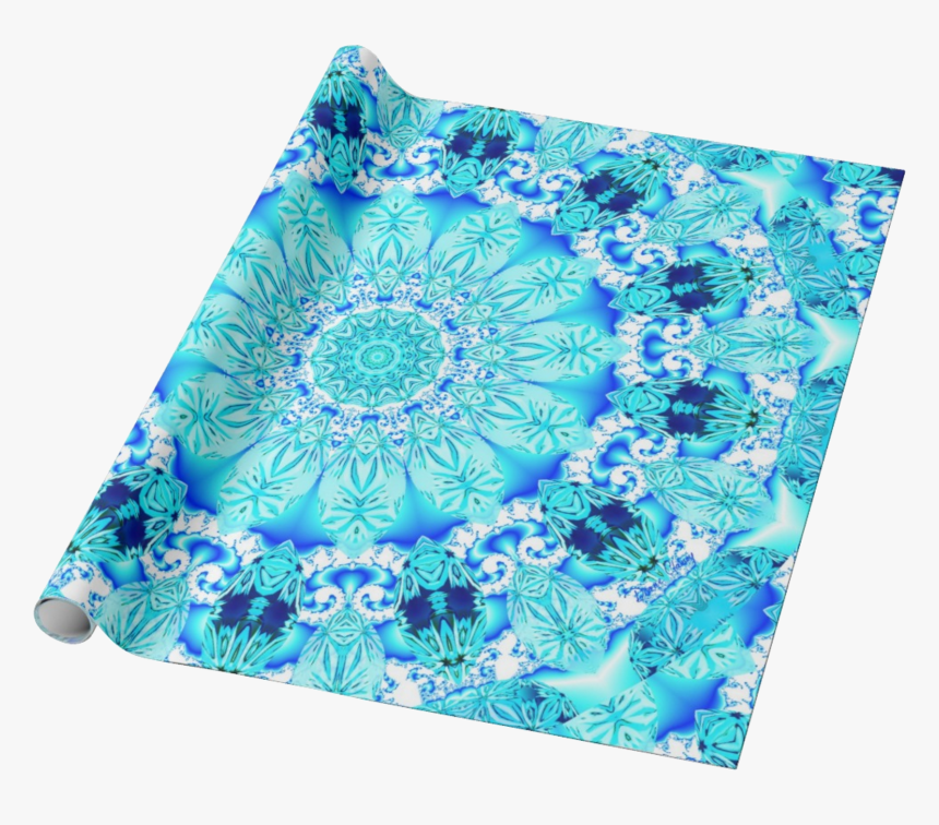 Aqua Lace Mandala, Delicate, Abstract Blue - Circle, HD Png Download