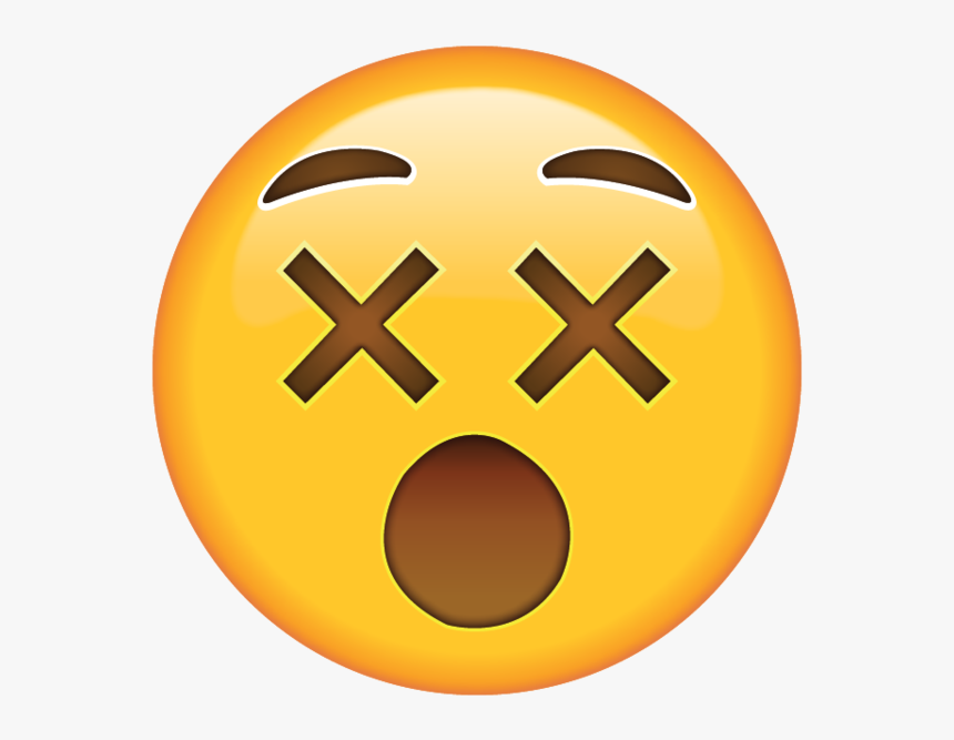 Dizzy Face Emoji, HD Png Download