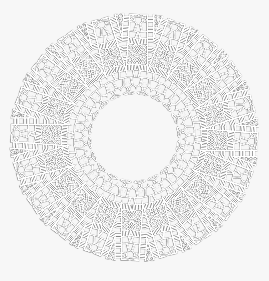 Lace Ornament Scrapbooking Free Picture - Volunteer Clipart Black And White, HD Png Download