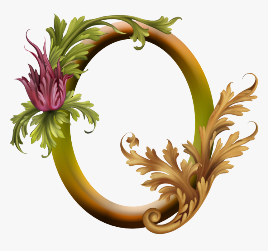 Abstract Floral Frame Png - Design Photo Frame Png, Transparent Png