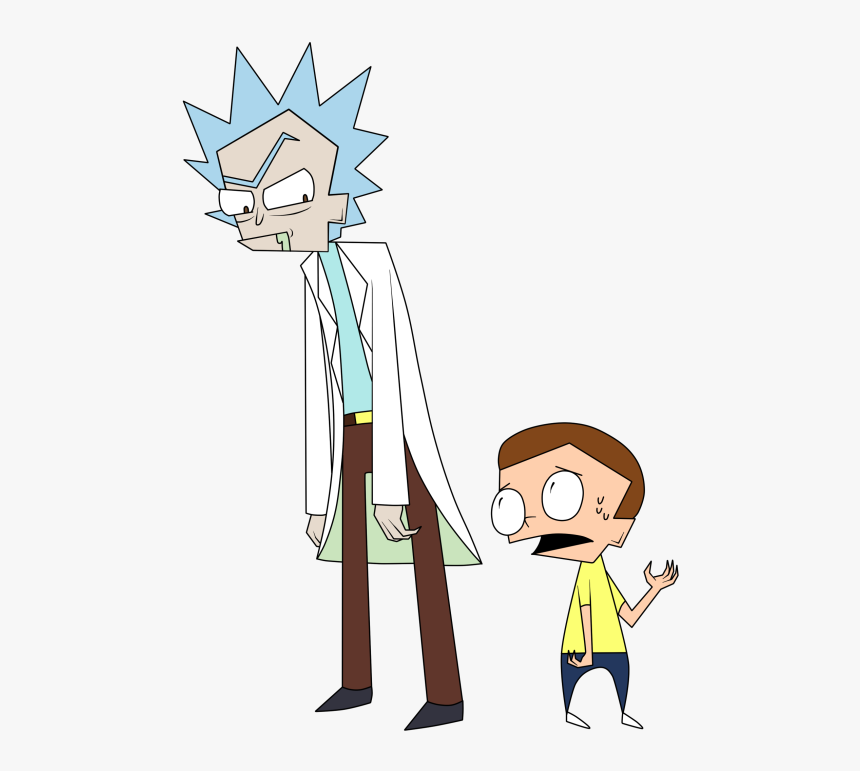 Rick And Morty - Rick And Morty Character Wearing Hat, HD Png Download
