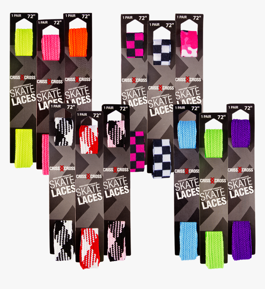 Criss Cross Laces Fat Width - Roller Skate Laces, HD Png Download