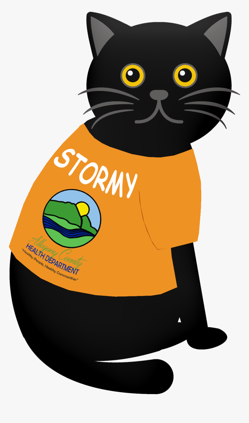 Stormy The Preparedness Kitty - T-shirt Premium Homme, HD Png Download