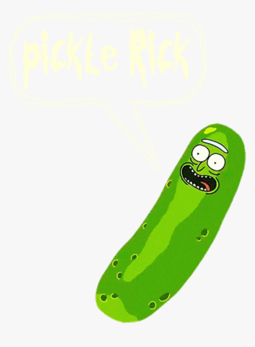 Banner Royalty Free Pickle Vector Large - Rick Y Morty Vector, HD Png Download