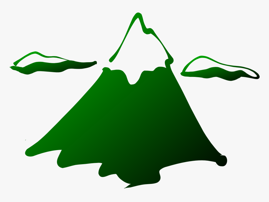 Transparent Mountain Range Png - Green Mountain Clipart, Png Download