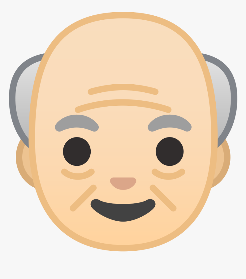 Android Old Man Emoji, HD Png Download