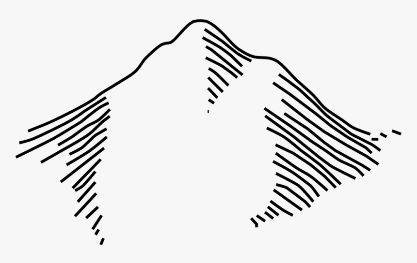 Mountain, Map, Symbols, Geography, Landscape, HD Png Download