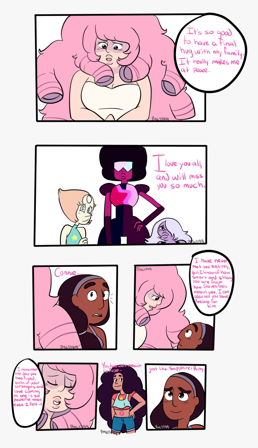 Comic Steven Universe Connie X Steven, HD Png Download