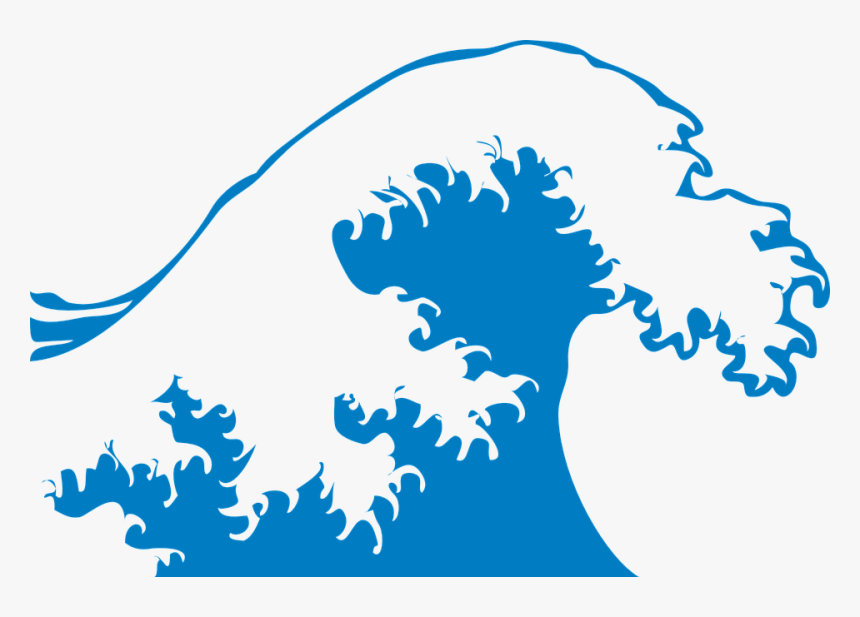 Wave Clipart Motion - Crashing Wave Clipart, HD Png Download