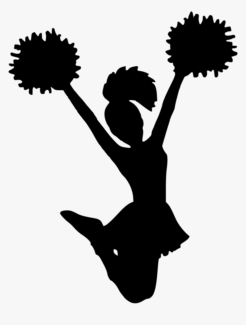 Pom-pom National Football League Cheerleading Baton - Cheerleading Silhouette, HD Png Download