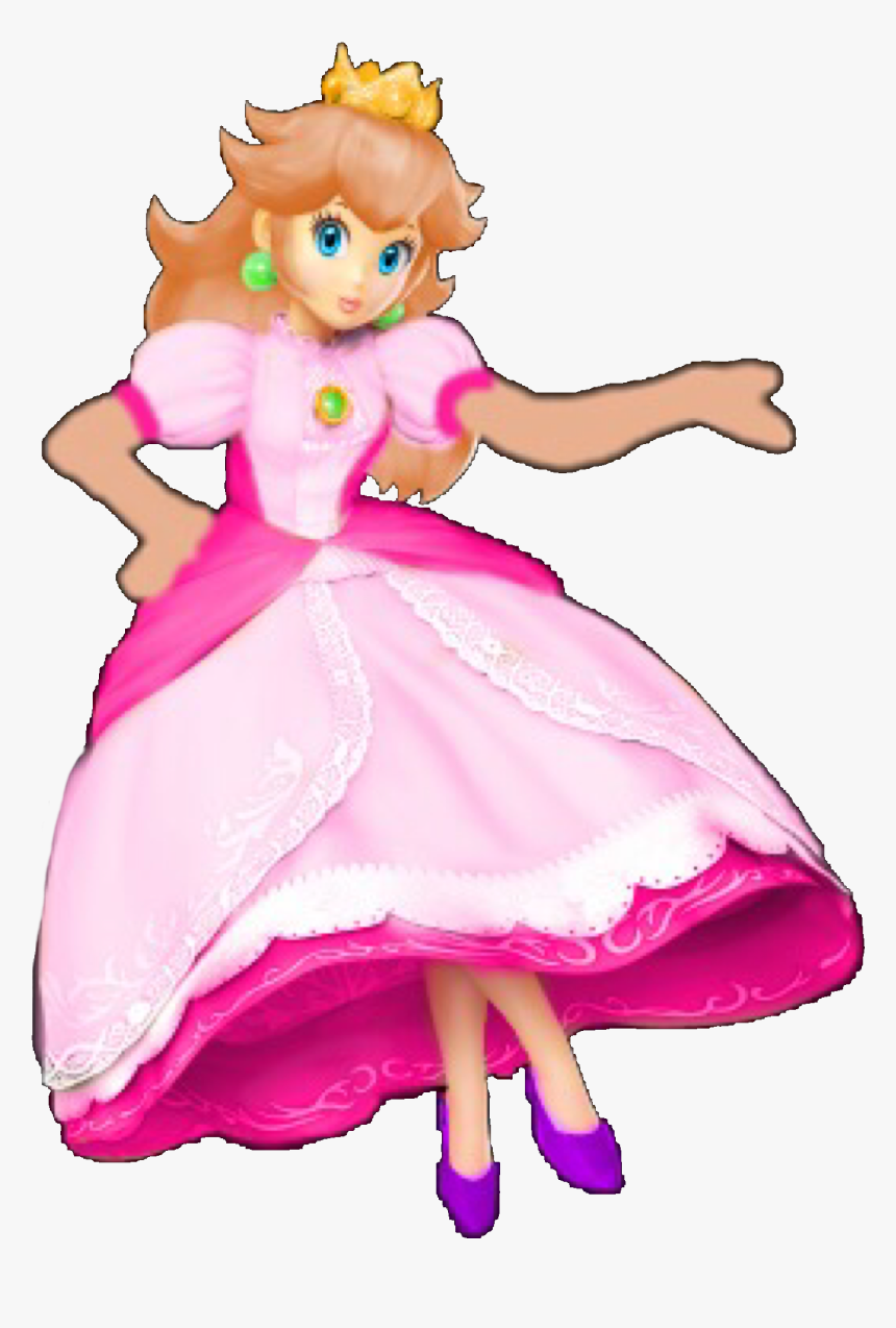 Princess Toadstool Dic Cartoons - Peach Smash Bros Transparent Background, HD Png Download