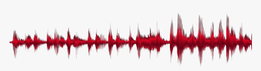 Crimson Sound Wave No Background Clip Arts - Red Sound Wave Transparent, HD Png Download