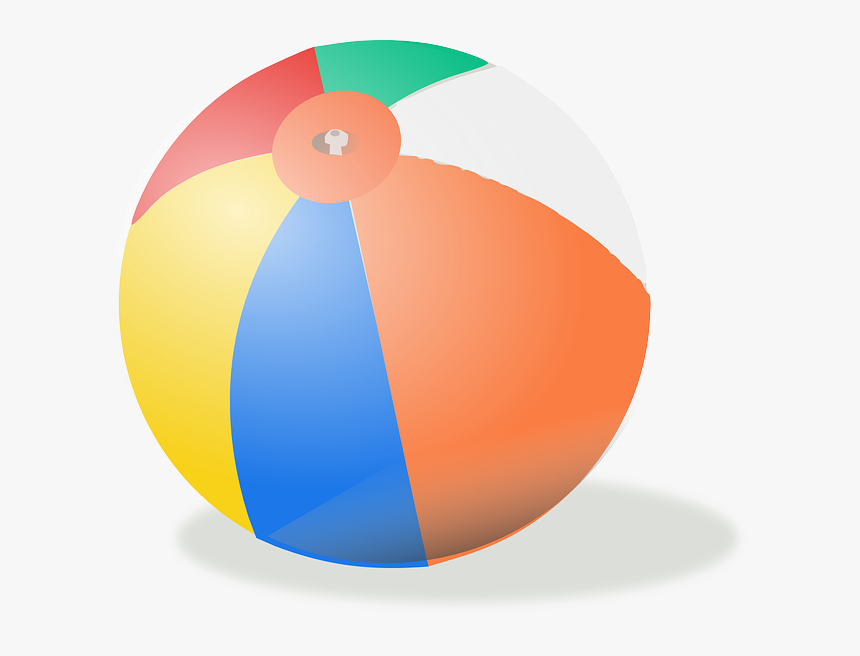 Beach Ball Clip Art, HD Png Download