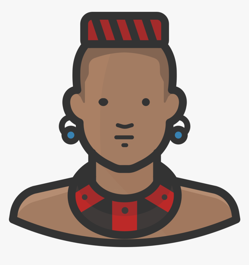 Traditional African Man Icon - African Man Icon, HD Png Download
