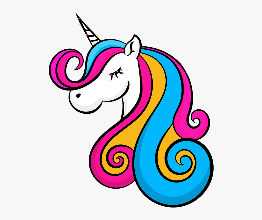 Clip Art Unicorn Vector Graphics Drawing Illustration - Unicorn Vector Art Png, Transparent Png