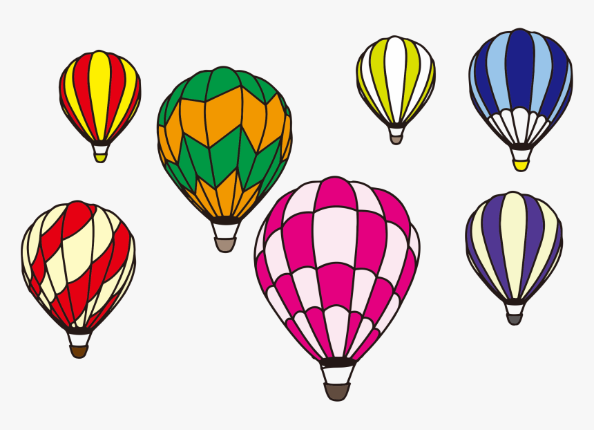 Hot Air Balloon Png Transparent Background - Air Balloons Clip Art, Png Download