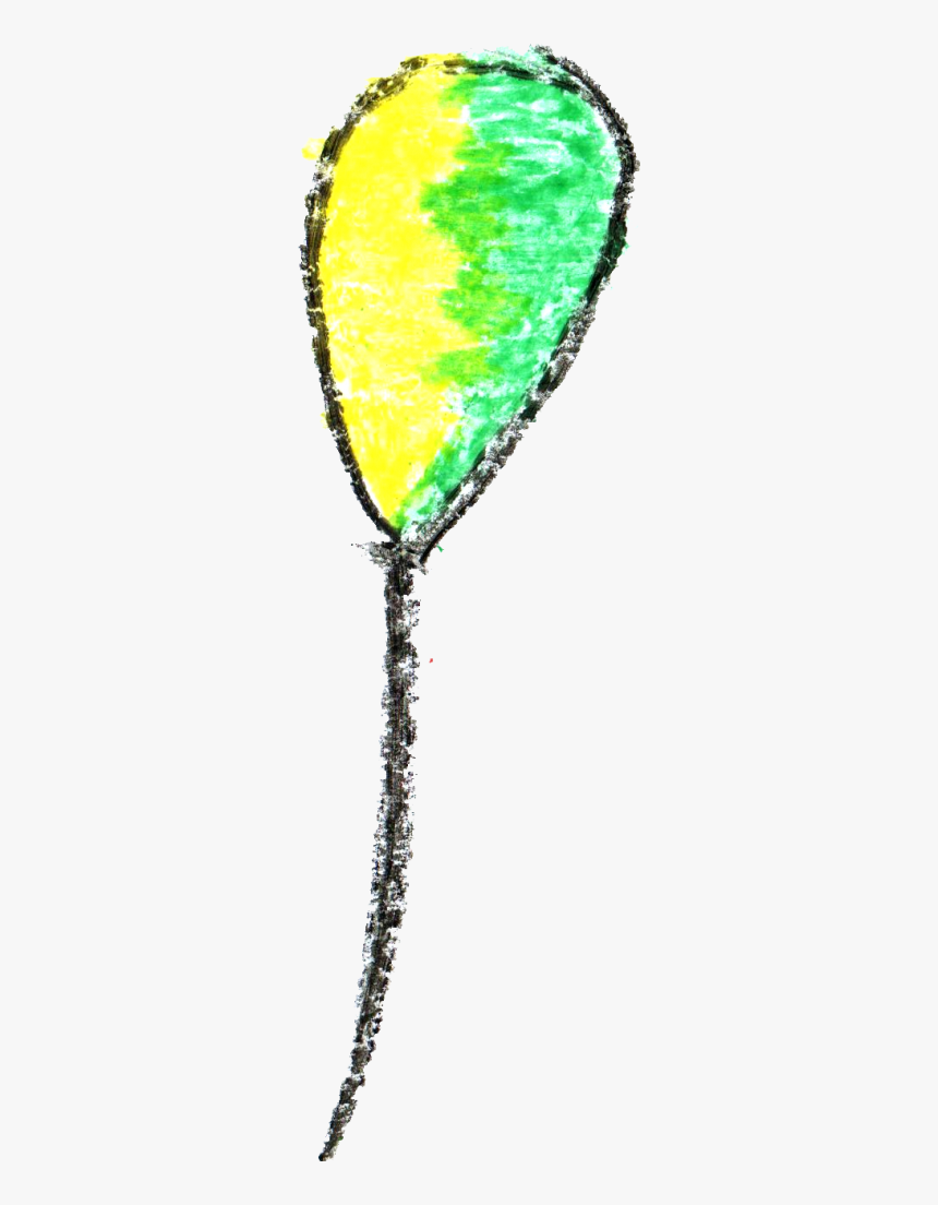 Crayon Balloon Png, Transparent Png