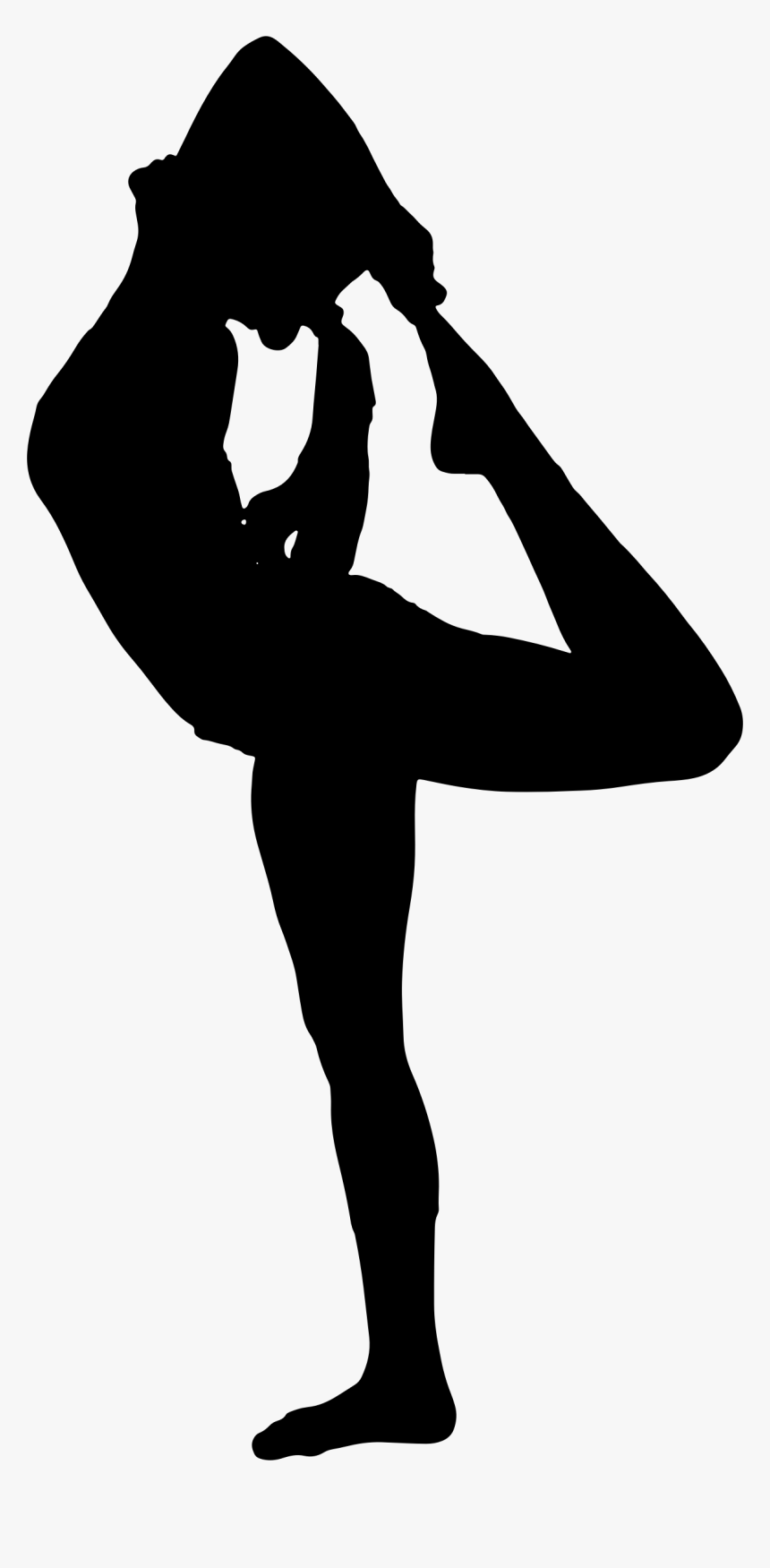 Yoga Black Png - Yoga Pose Vector Png, Transparent Png