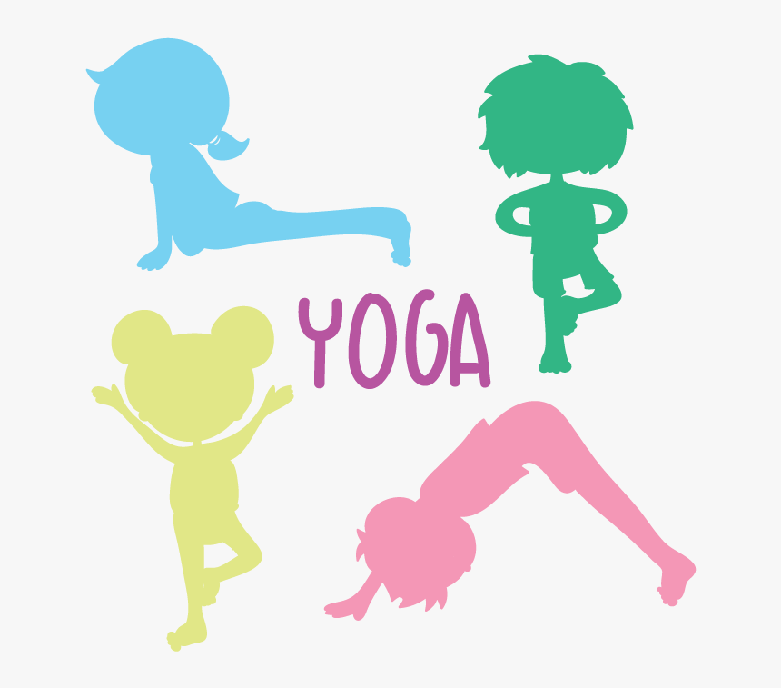 Niños Yoga Animados - Yoga Para Niños, HD Png Download