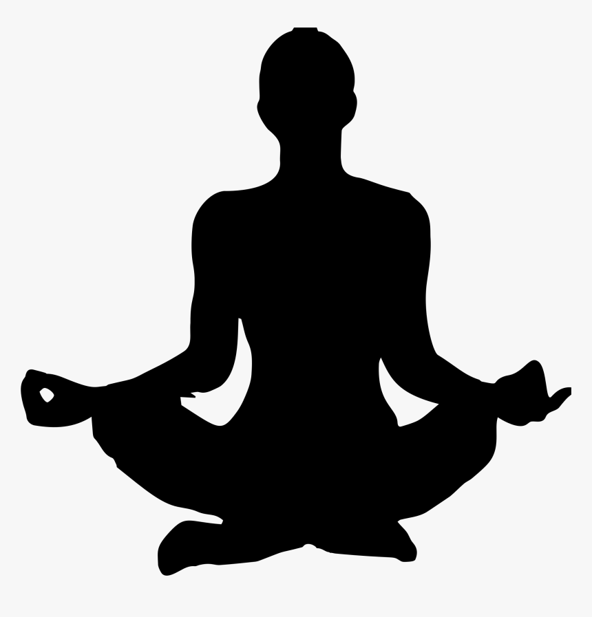 Clipart - Yoga Image Black And White, HD Png Download