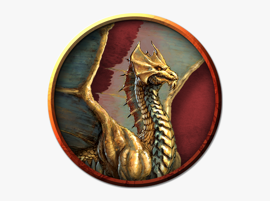 Brass Dragon Wyrmling Token, HD Png Download , Transparent Png Image