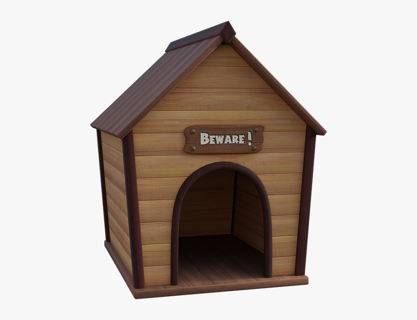 Dog, House, Sign, Beware, Wooden, Door, Sleep, Home, HD Png Download
