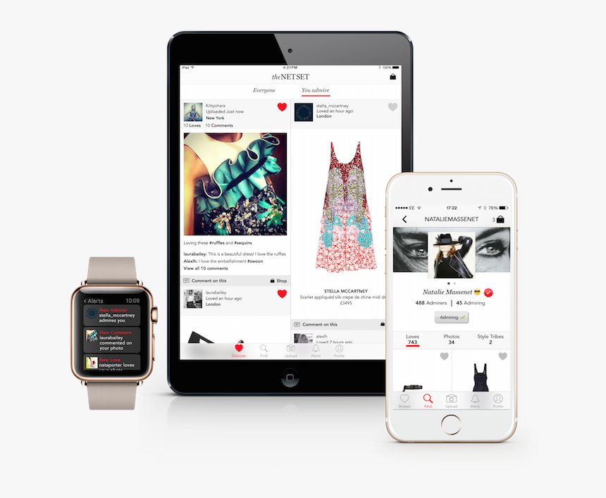 The Net Set App - Iphone Ipad Apple Watch, HD Png Download