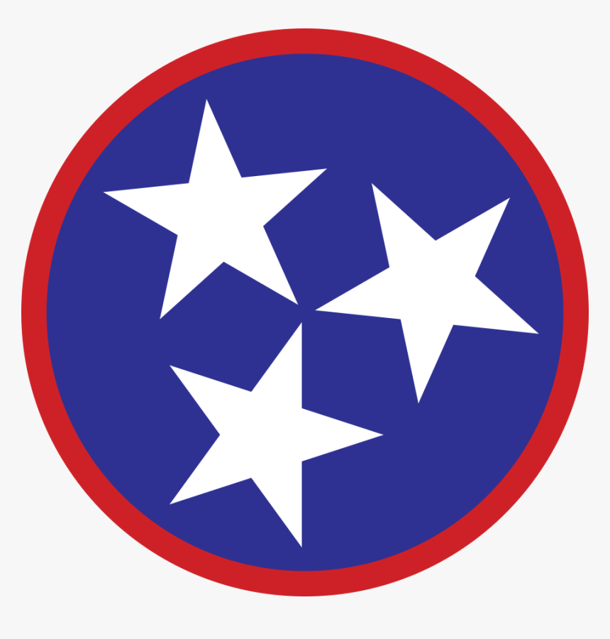Blue - Vector Tennessee Tri Star, HD Png Download