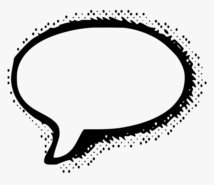 Comic Speech Bubble Png, Transparent Png