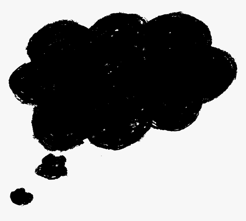Black Speech Bubble Png, Transparent Png