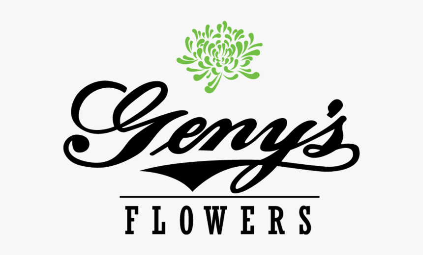 Genys Flowers Logo Png - Floral, Transparent Png