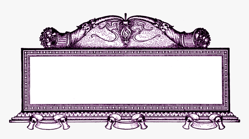 Vintage Digital Png Frames, Transparent Png
