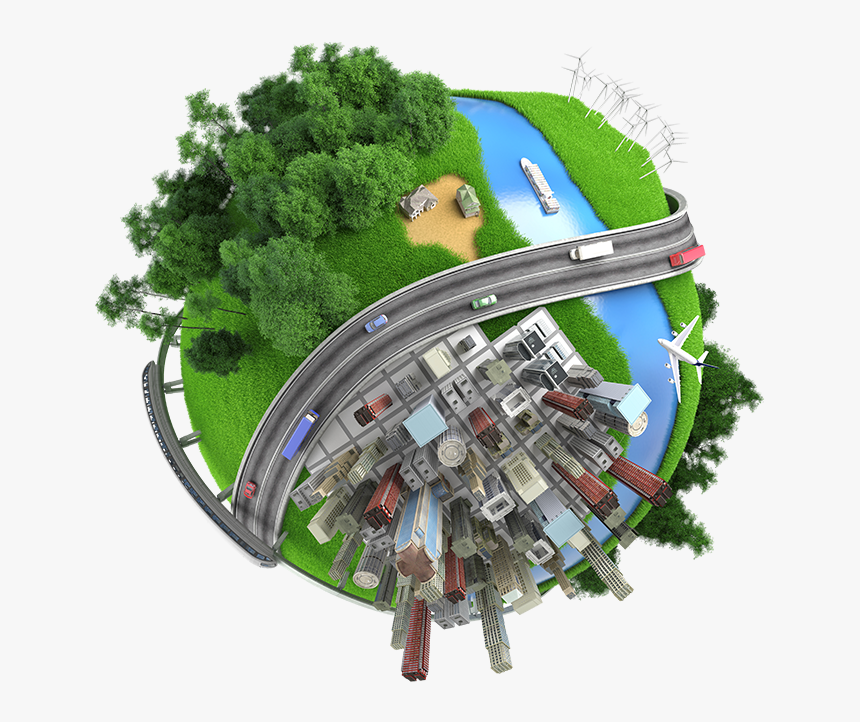 Globe - Entorno Natural Y Construido, HD Png Download