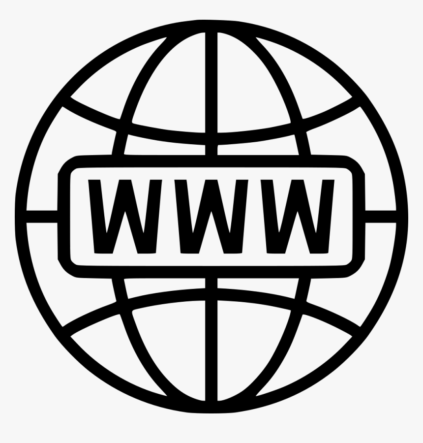Globe Www Worldwide Online - World Icon Png, Transparent Png
