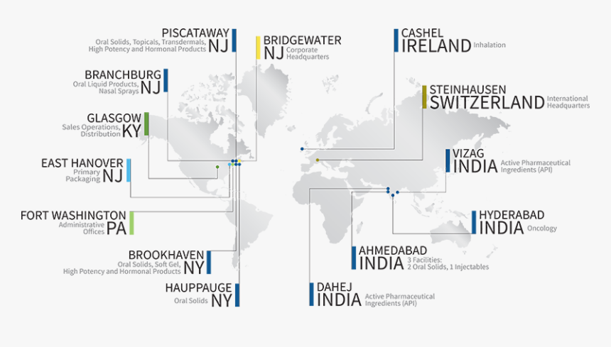 Locations Map - Pharmaceutical Locations, HD Png Download