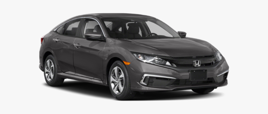 Gray 2019 Honda Civic Lx - Mercedes Benz C Class Black, HD Png Download